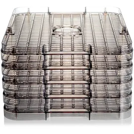 Zeegma DRY CHEF PRO Dörrautomat 400W, Obst- & Gemüsetrockner, 5 Ebenen, Temperatur 35–70°C, Umluft, Timer bis 72h - Schwarz