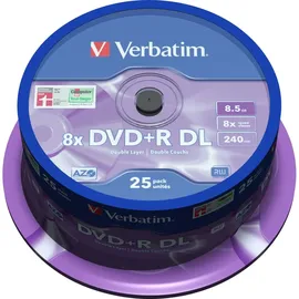 Verbatim DVD+R DL 8,5 GB 8x 25 St.