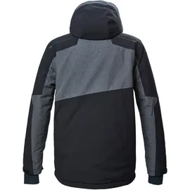 KILLTEC Herren Skijacke/Funktionsjacke mit abzippbarer Kapuze und Schneefang KSW 71 MN SKI JCKT, schwarz, S,