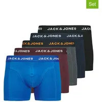 Jack & Jones 5er-Set: Boxershorts in Bunt - S