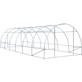 Outsunny Foliengewächshaus 8 x 3 x 2 m