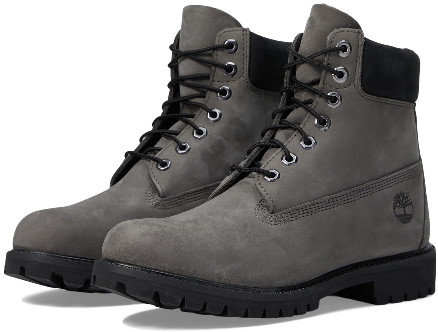 Timberland Herren Boots Premium 6-Inch-Stiefel WP medium grey grau - 12/46 - 46 EU