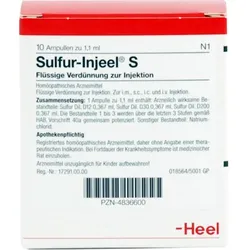SULFUR INJEEL S Ampullen