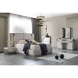 JV Möbel Komplettset Designer Schlafzimmer Schlafzimmermöbel Set Komplettangebot 4tlg.