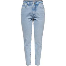Only Female Mom Jeans ONLEMILY Ankel Hohe Taille Gerade geschnitten Jeans