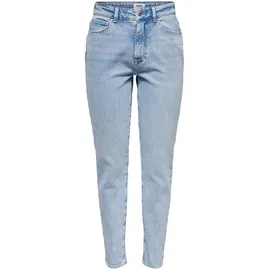Only Female Mom Jeans ONLEMILY Ankel Hohe Taille Gerade geschnitten Jeans