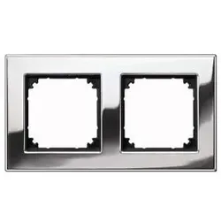 Merten Metallrahmen 2f.chrom 475239