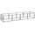 vidaXL Hundezwinger schwarz 4 m, 1 m, 70 cm