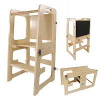Lemodo Lernturm 3in1 aus Birke höhenverstellbar beige