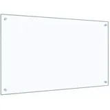 vidaXL Küchenrückwand Transparent 100×60 cm Hartglas