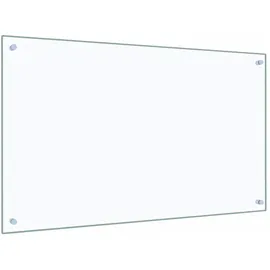 vidaXL Küchenrückwand Transparent 100×60 cm Hartglas