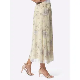 Sieh an! A-Linien-Rock Damen Floral Braun 25