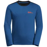 Jack Wolfskin Actamic Langarm-t-shirt - Crisp Cobalt - 164 cm