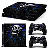 DOTBUY PS4 Skin Aufkleber Sticker Design Folie schützende Haut Schale für Sony Playstation 4 Konsole und 2 Dualshock Controller (Skull Rome)