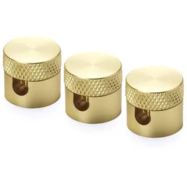 ORION LIGHTSTYLE Wand und Deckenpin Ø 19 mm Metall Gold 3 Stück