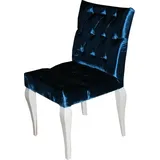 Casa Padrino Barock Esszimmer Stuhl Blau  - Designer Stuhl - Luxus Qualität GH