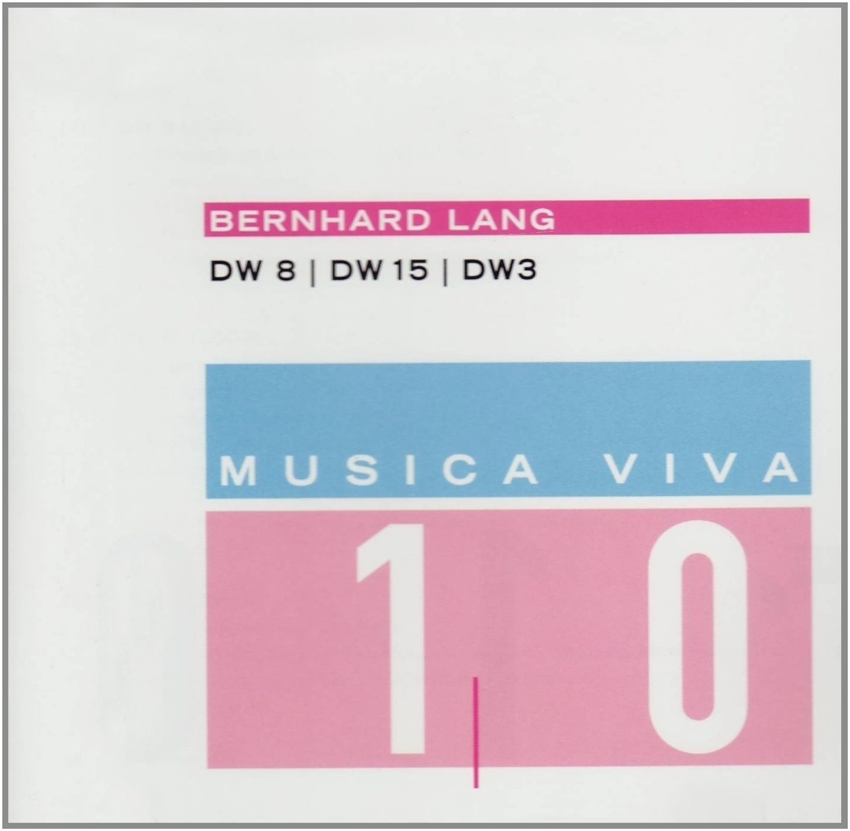 Musica Viva 10-Dw 8/Dw 15/Dw 3 - Kovacic  Rosenfeld  BRSO  Rundel. (CD)