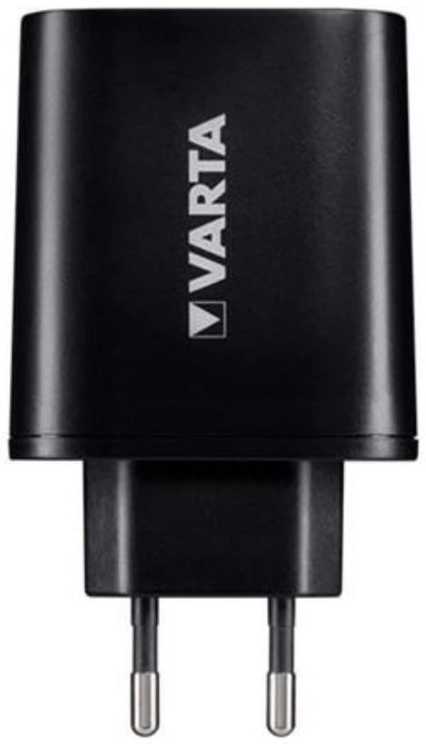 VARTA Ladegerät, Ladestecker mit 3 USB Anschlüssen: 1x USB C und 2x USB A, Wall Charger, Netzteil, Ladeadapter