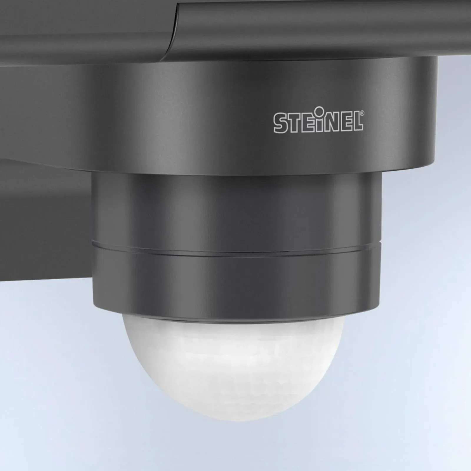 STEINEL LED Aussen-Wandstrahler XLED Pro 240 S, alu / grau / zink, Kunststoff, Modern, LED Außenleuchte - 16.1 cm - 18 cm - 22.1 cm
