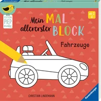 Ravensburger Edition Piepmatz: Mein allererster Malblock - Fahrzeuge