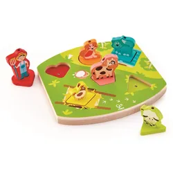 Hape E1614 - Bauernhof-Geräusche-Puzzle