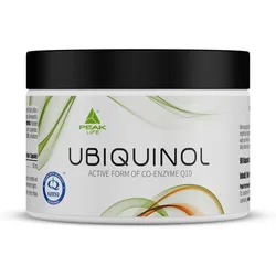 PEAK Ubiquinol - 90 Kapseln I 100 mg I Kaneka I Coenzym Q10 I hohe Bioverfügbarkeit I Energie I Herz Unterstützung I Antioxidans 61 g