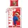 MCU Super Mario Bettwäsche Rot 140 x 200 cm + 80 x 80 cm