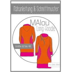 Kibadoo Papierschnittmuster Long-Hoodie MAlou