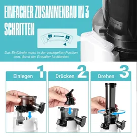 ventray Ginnie Slow Juicer weiß
