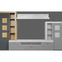 Home Affaire Stauraumvitrine »Ghent«, (Packung, 1 St.), Mit Hirnholzapplikationen