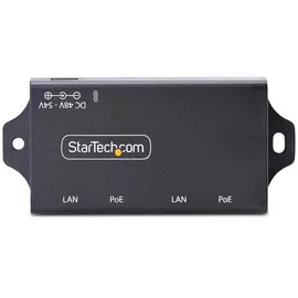 Startech 2-Port Gigabit PoE+ Injektor PoE/PoE+ (802,3af/802,3at) 30W