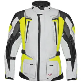 Germot Allround Textiljacke Hellgrau/Gelb XXL