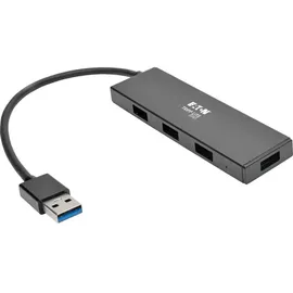 Tripp Lite U360-004-SLIM Ultraflache tragbare USB 3.x (5 Gbps) Nabe mit 4 Ports