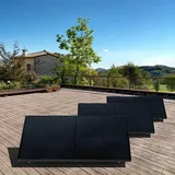 Balkonkraftwerk 1500 Watt, Flachdach, Bifazial Komplettset, Balkonkraftwerk - 0 % MwSt. (gem. § 12 Abs. 3 UStG)