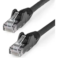 Startech StarTech.com 7m Netzwerkkabel CAT6 - LSZH(weniger Rauch, Halogenfrei) - 10Gbit 650MHz 100W POE RJ45 U/UTP LAN-Patch Kabel - Schwarz, ETL Zertifizierung, 24AWG, Installationskabel, 7 m, Cat6, 7 m),