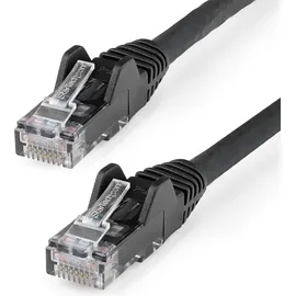 Startech StarTech.com 7m Netzwerkkabel CAT6 - LSZH(weniger Rauch, Halogenfrei) - 10Gbit 650MHz 100W POE RJ45 U/UTP LAN-Patch Kabel - Schwarz, ETL Zertifizierung, 24AWG, Installationskabel, 7 m, Cat6, 7 m),