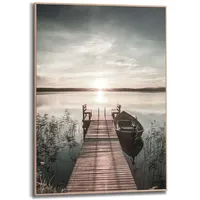 Reinders! Reinders Wandbild 50 x 70 cm Scandic Jetty Holz Blau