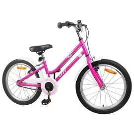 vidaXL Kinderfahrrad 24 Zoll pink/weiß