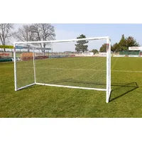 powershot Fußballtor, 2,4 x 1,8 m, Weiß, Made in Germany