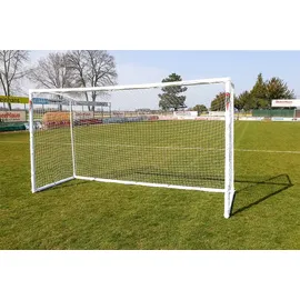 powershot Fußballtor, 2,4 x 1,8 m, Weiß, Made in Germany