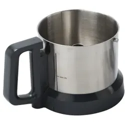 Dito Sama Kessel für PREP4YOU Cutter, 2,6 Liter, Edelstahl Kessel für 2,6 Liter Cutter, 1 Kessel