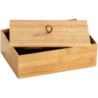 Wenko Bambus Holzkiste Terra L 22 x 7 x 15 cm 1-tlg. braun