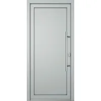 Meeth Haustür Signum Pro PVC Modell 01 98 x 200 cm DIN Rechts weiß/lichtgrau