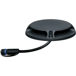 Paulmann Plug & Shine LED Bodenaufbauleuchte Warmweiß Einzelspot Zweifacher Lichtaustritt, 180° IP67 3000K 2x3,3W   Anthrazit 93920