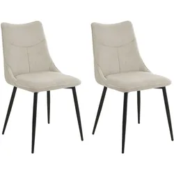 byLIVING Stuhl CARLO, Breite 59 cm, taupe