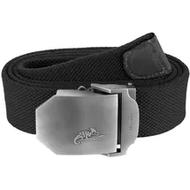 Helikon-Tex Logo-Gürtel Belt schwarz, Größe 120 cm