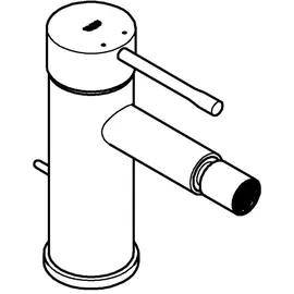 Grohe Essence Einhand-Bidetbatterie Warm Sunset gebürstet 24178DL1