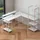 Homcom Eckschreibtisch 137 x 140 x 139,5 cm Weiß