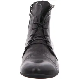 THINK! Damen Guad chromfrei gegerbte Leder gefütterte Stiefelette schwarz 42,5