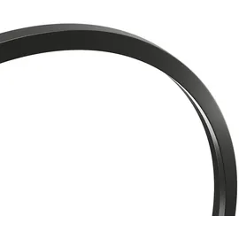 vente-unique Wandspiegel 150 x 150 cm Schwarz